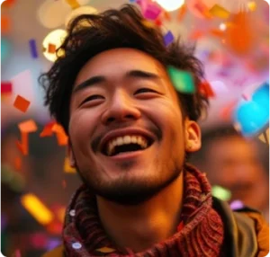 Happy male style is local style classic mixture with casual outfit